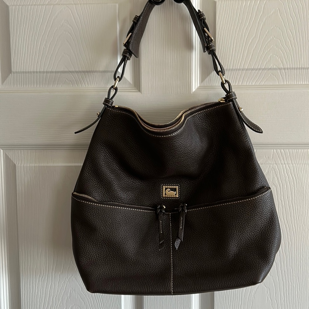 Dooney & Bourke Pebbled Leather Handbag J3145551